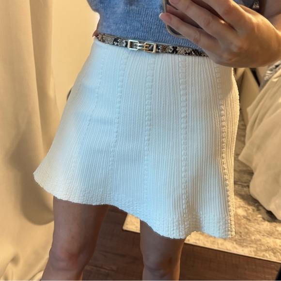 BCBG Dresses & Skirts - Textured White Skirt